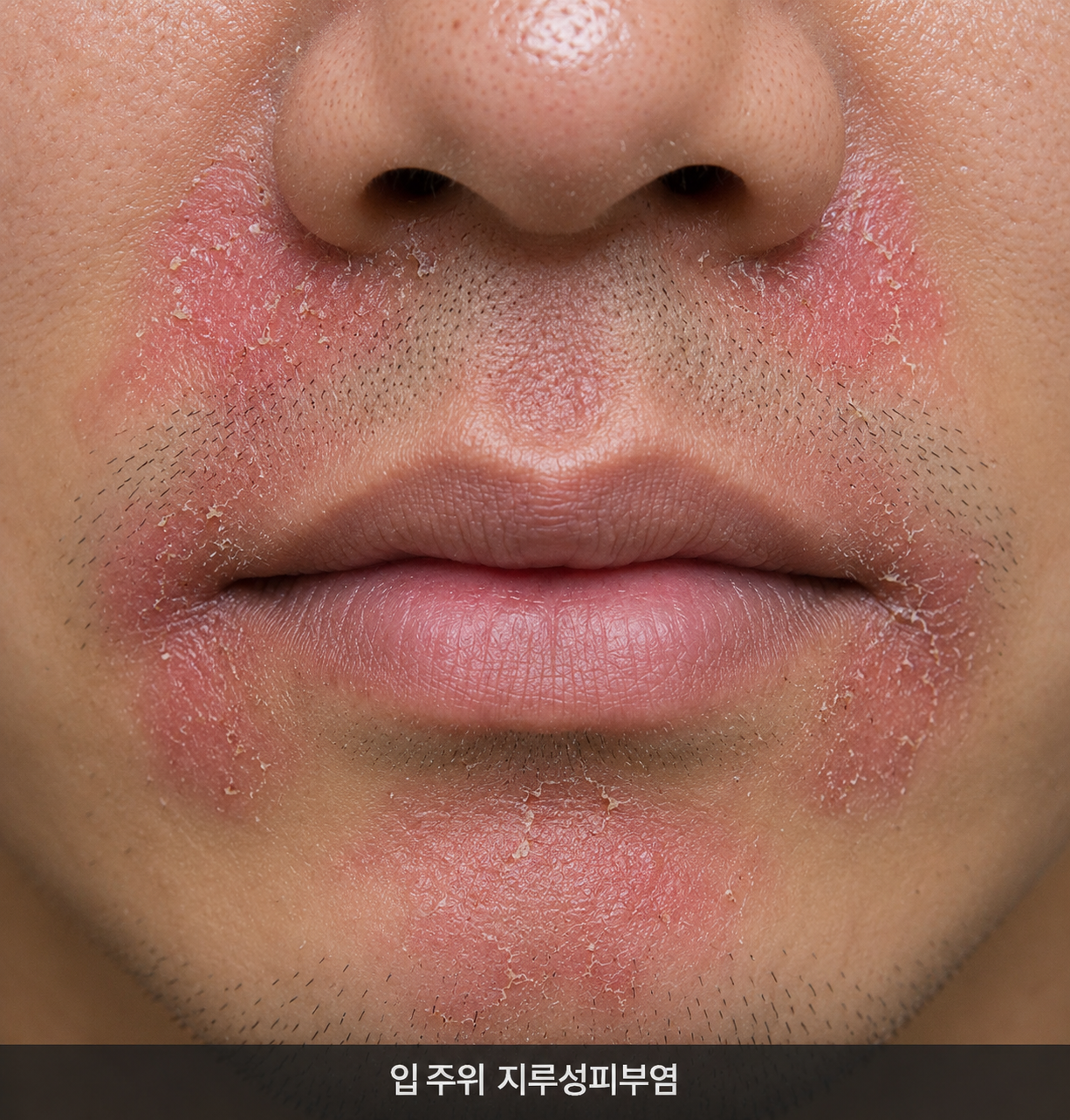지루성피부염 치료 전 사진