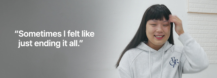 살지 말아야 할 이유가 더 많이 떠올랐어요.