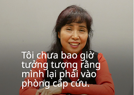 Tôi chưa bao giờ tưởng tượng rằng mình lại phải vào phòng cấp cứu.